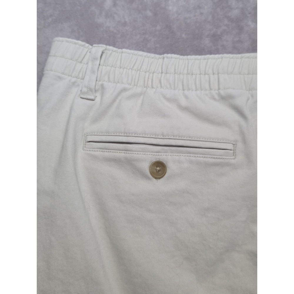 Lands End Bermuda Shorts Womens 14 Tan Chino Khaki Cotton Casual Preppy Classic - Picture 9 of 11